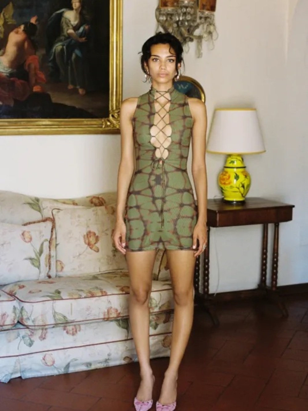 With Jéan Amethyst Mini Dress - Size Small